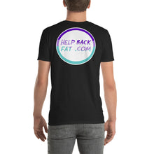 Load image into Gallery viewer, Unisex Back-Only Logo HelpBackFat.Com T-Shirt