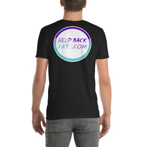 Unisex Back-Only Logo HelpBackFat.Com T-Shirt